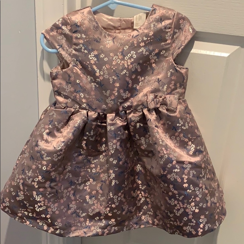 H&M toddler floral dress sz 18-24 mos.